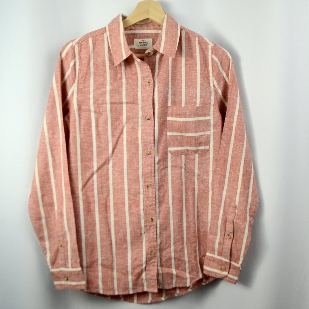 Marine Layer Striped Shirt X-Small